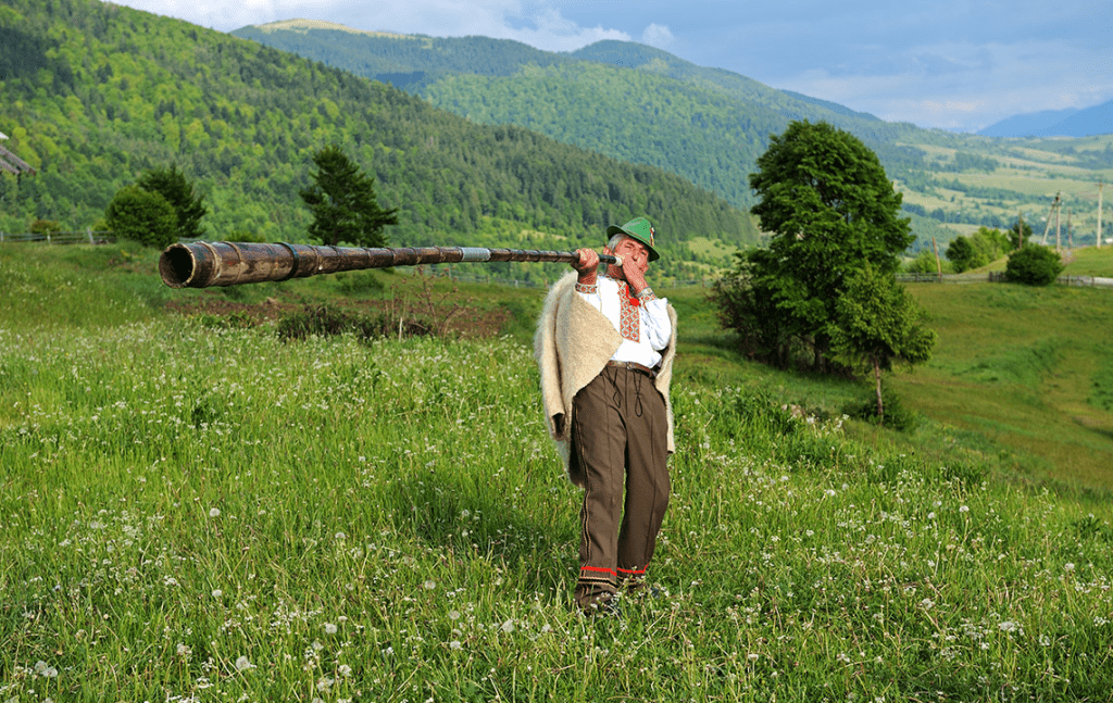 Trembita - a unique musical instrument of the Carpathians